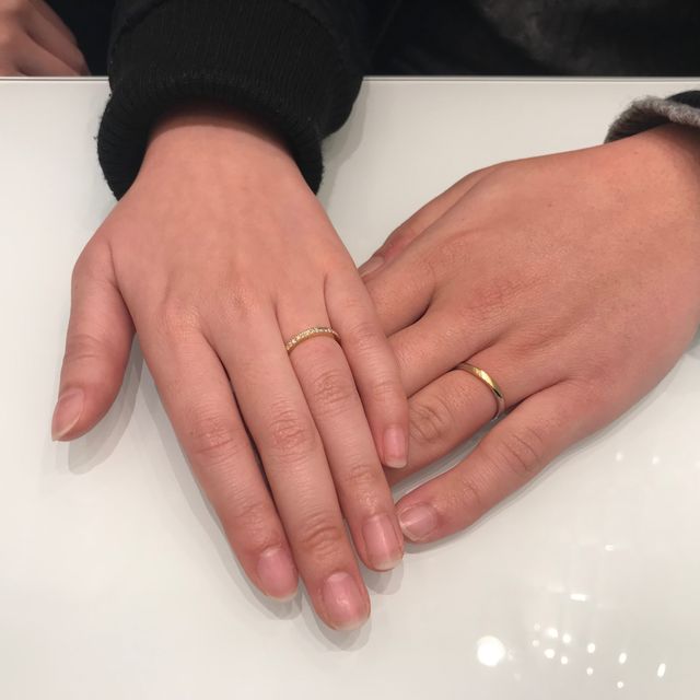 【RosettE(ロゼット)の口コミ】 絶対にゴールドが良かったのでゴールドでデザインが豊富なロゼットにしま…