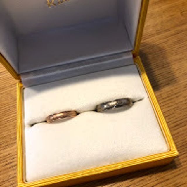 【ケイウノ ブライダル(K.UNO BRIDAL)の口コミ】 婚約指輪に引き続き、結婚指輪もデザインしていただくことに、会社の先輩…
