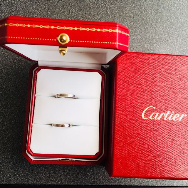 【カルティエ(Cartier)の口コミ】 結婚指輪は長くつけるものなので飽きのこないシンプルな形を優先して選び…