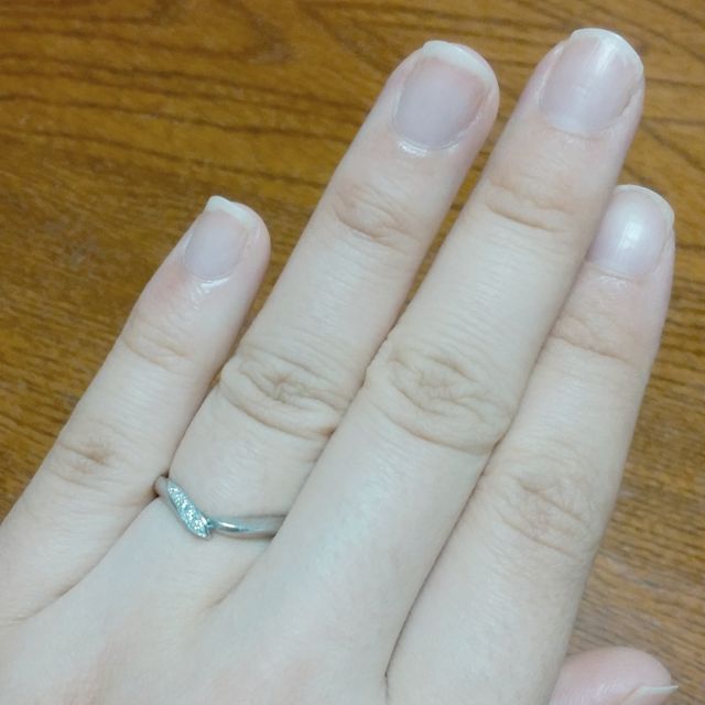 【俄(にわか)の口コミ】 初桜は、男性の指輪が「桜の幹」と女性の指輪が「桜の花」をモチーフにし…