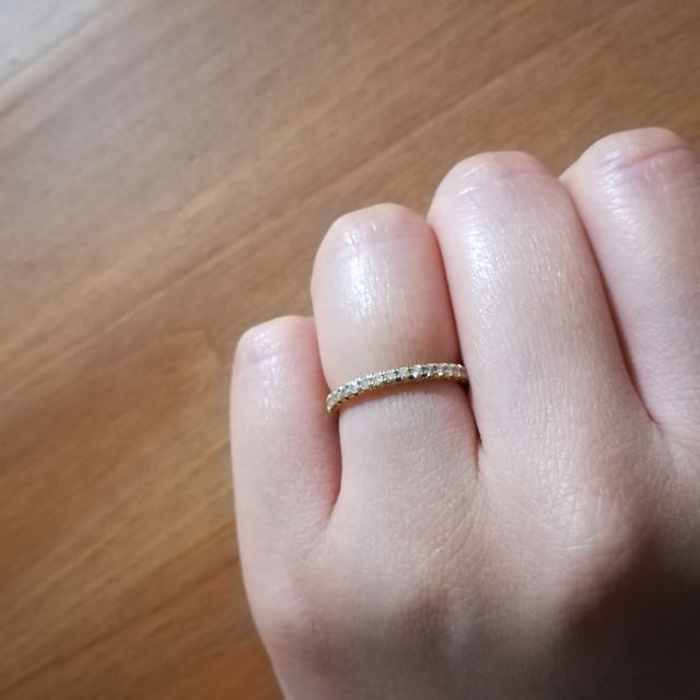 【カルティエ(Cartier)の口コミ】 立て爪デザインにも憧れはありましたが、普段使いもできるカジュアルなデ…