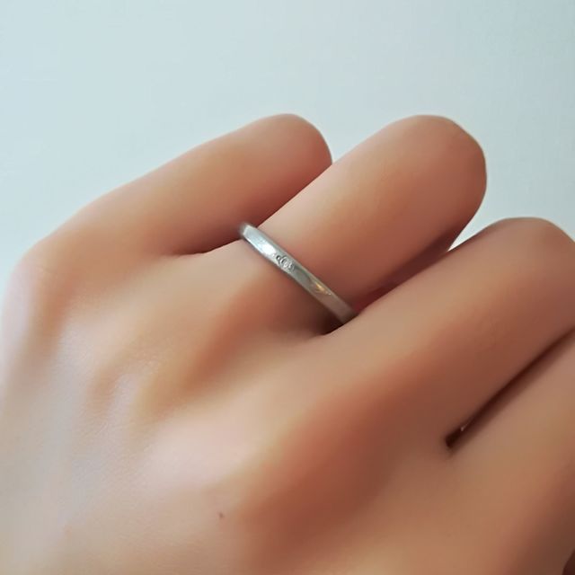 【ギンザタナカブライダル(GINZA TANAKA BRIDAL)の口コミ】 購入の決め手となったのはデザインのシンプルさと値段がリーズナブルだっ…