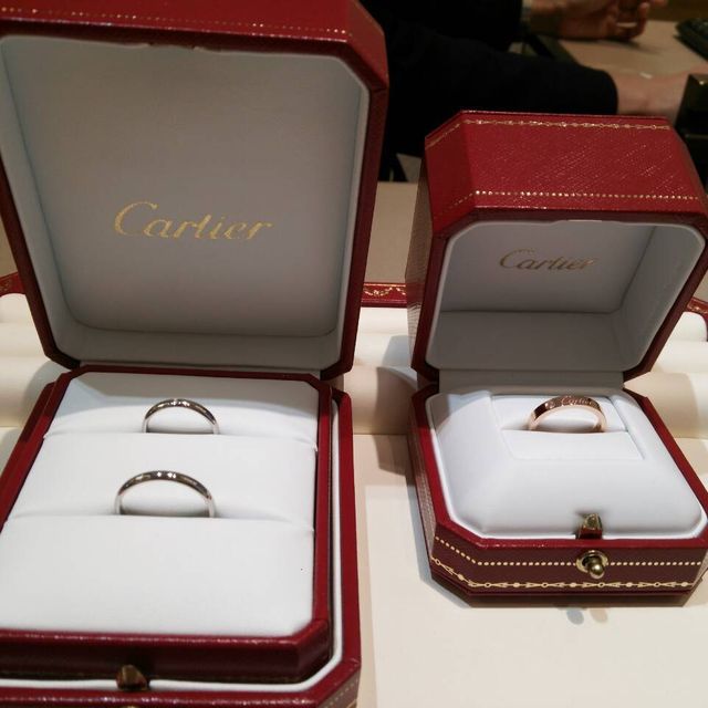 【カルティエ(Cartier)の口コミ】 憧れのカルティエということで結婚指輪のブランドの中で候補のひとつとし…