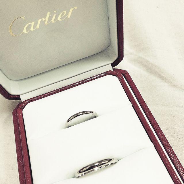 【カルティエ(Cartier)の口コミ】 「とにかくシンプルなもの！」
夫婦の唯一の希望で第一条件がこの「シンプ…