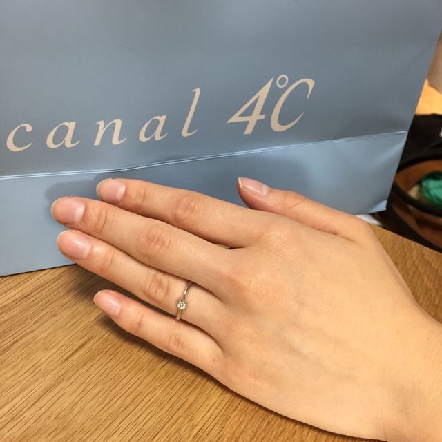 【canal4℃(カナルヨンドシー)の口コミ】 指がゴツゴツしていて太いことが昔からコンプレックスでしたが、カーブが…