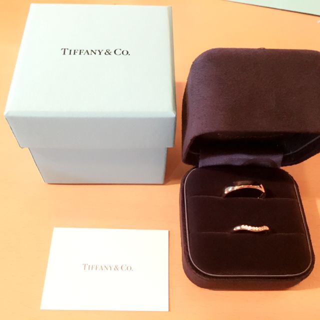 【ティファニー(Tiffany & Co.)の口コミ】 元々、主人とは色だけ同じものにしてデザインは自分が好きなものを選ぼう…