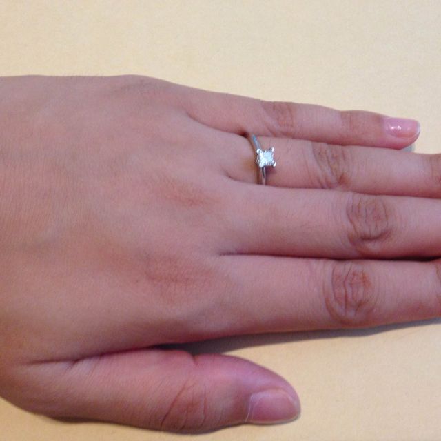 【ティファニー(Tiffany & Co.)の口コミ】 とてもシンプルで、王道の、憧れのデザインでした。昔から、ディファニー…