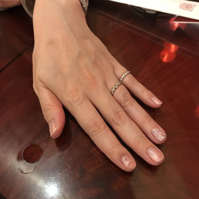 【エクセルコダイヤモンド(EXELCO DIAMOND)の口コミ】 悩みに悩みデザインで行くかシンプルで行くか、ダイヤモンド？プラチナの…