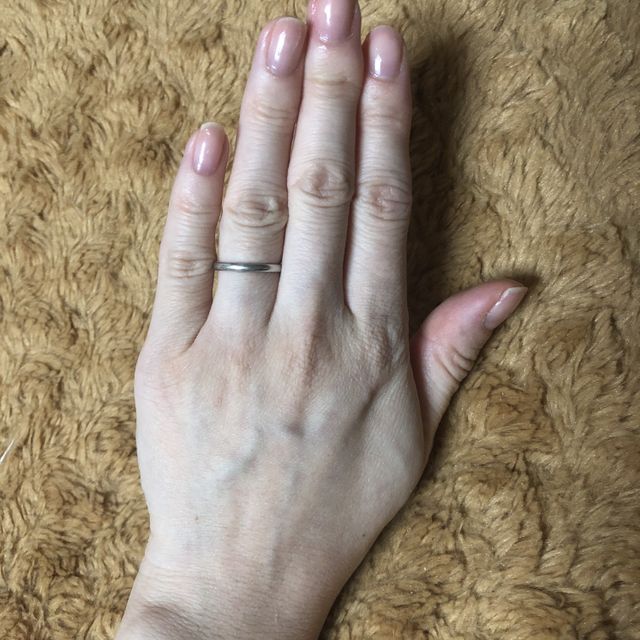 【ティファニー(Tiffany & Co.)の口コミ】 指輪購入当時、私がちょうど妊娠中だったこともあり、まずは赤ちゃんがふ…