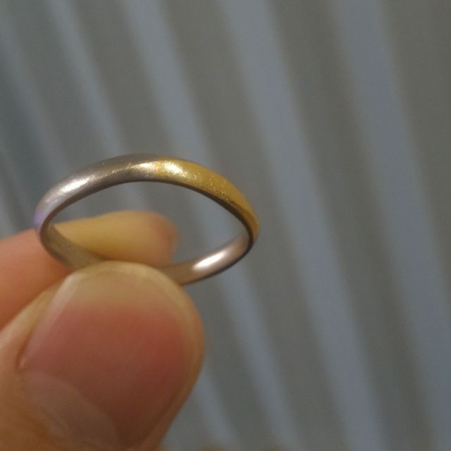 【mina.jewelry(ミナジュエリー)の口コミ】 オーダーメイドで、金属や表面の加工、内側の刻印も選んでオリジナルの指…