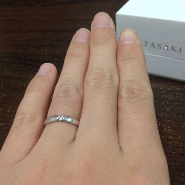 【TASAKI(タサキ)の口コミ】 シンプルなデザインで長くつけていても飽きを感じなさそうなところが気に…
