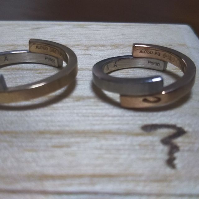 【ichi(イチ)の口コミ】 二人とも和柄が好きで、他人とはちょっと違う指輪がいいなと思っていたの…