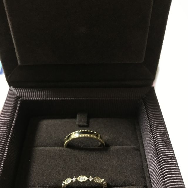 【PAVEO CHOCOLAT(パヴェオショコラ)の口コミ】 ゴールドの指輪が欲しかったのでゴールドだったこと。私の指がごつごつし…