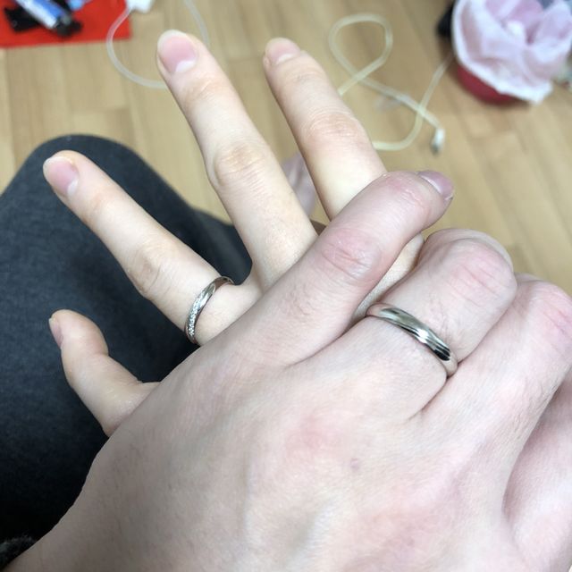 【PILOT BRIDAL(パイロットブライダル)の口コミ】 パイロットの数ある指輪の中でも購入したプロミスというモデルはシンプル…
