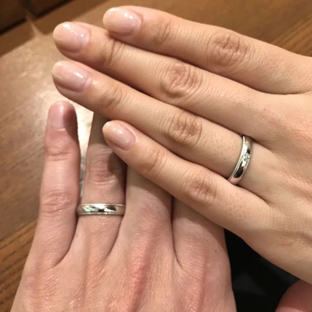 【TRECENTI(トレセンテ)の口コミ】 ミル打ちが上品できれいでした。プラチナをたっぷり使っている重厚感も、…