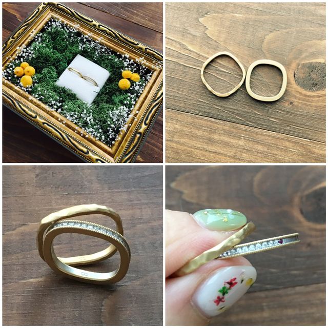 【mina.jewelry(ミナジュエリー)の口コミ】 結婚前から、mina.jewelryが作る指輪のデザインに一目惚れをしていました…