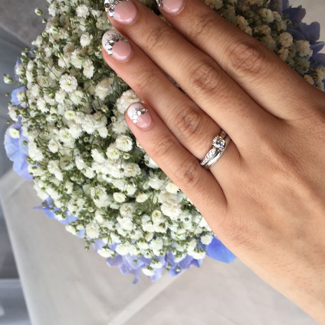 【ティファニー(Tiffany & Co.)の口コミ】 手が小さくて指が短めなので細身の指輪にしたいと思っていてこちらにしま…