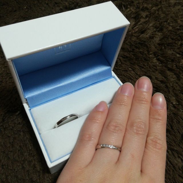 【GALA JEWELRY(ガラジュエリー)の口コミ】 特にブランドにはこだわりがなかったので、プラチナでお手ごろ価格のもの…