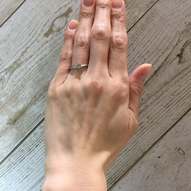 【宝寿堂(ほうじゅどう)の口コミ】 接客してくださった方が私の指にあったデザインを選んでくれたのでいろい…