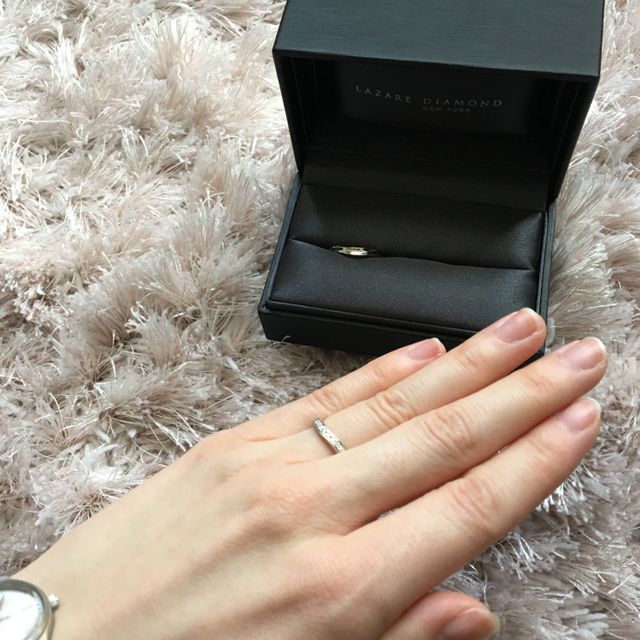 【ラザール ダイヤモンド(LAZARE DIAMOND)の口コミ】 銀座で色々な店舗を回りまくりました。価格やデザインたくさん悩みました…