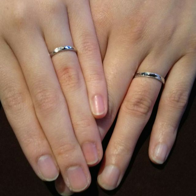 【PAVEO CHOCOLAT(パヴェオショコラ)の口コミ】 価格のあまり高価でないリングにしたいなぁと思っていました。でも、お互…