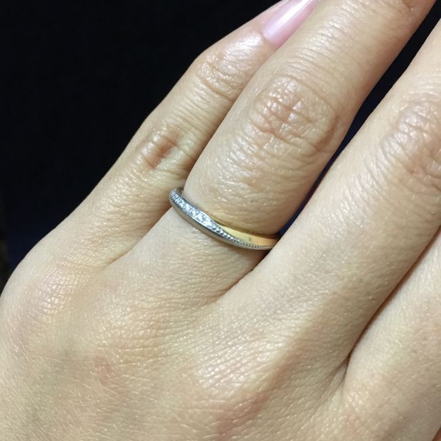 【エクセルコダイヤモンド(EXELCO DIAMOND)の口コミ】 長くつけるものでしたので、飽きがこないものをと思っていましたが、普通…