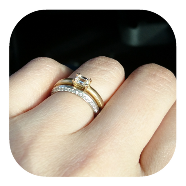 【ORECCHIO(オレッキオ)の口コミ】 ずっとずっと憧れだった一粒ダイヤの指輪。結婚５周年を迎えるにあたり、…