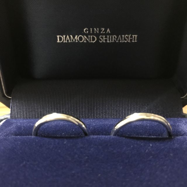 【銀座ダイヤモンドシライシの口コミ】 付け心地がとてもよく、他のブランドよりワンサイズ下でもすんなり入りま…