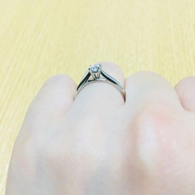 【カルティエ(Cartier)の口コミ】 大きすぎず小さすぎない丁度いいサイズのダイヤが、普段お出かけの際など…