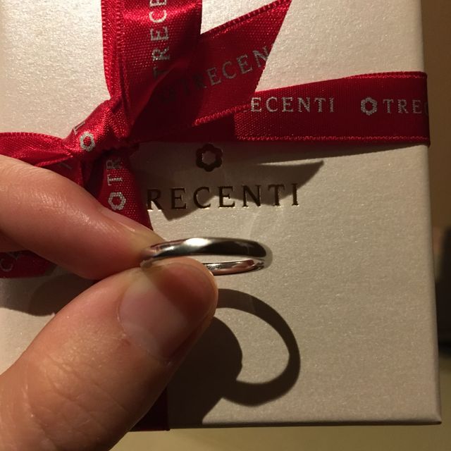 【TRECENTI(トレセンテ)の口コミ】 結婚指輪のフォルムはシンプルなものと決めていたので、アフターサービス…