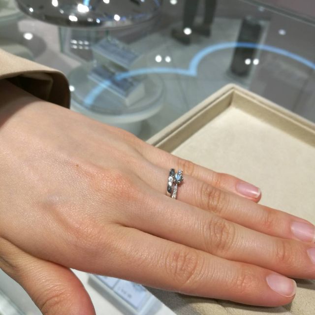 【TRECENTI(トレセンテ)の口コミ】 エタニティのようなデザインのものを探していて、数店舗見て悩んでいまし…