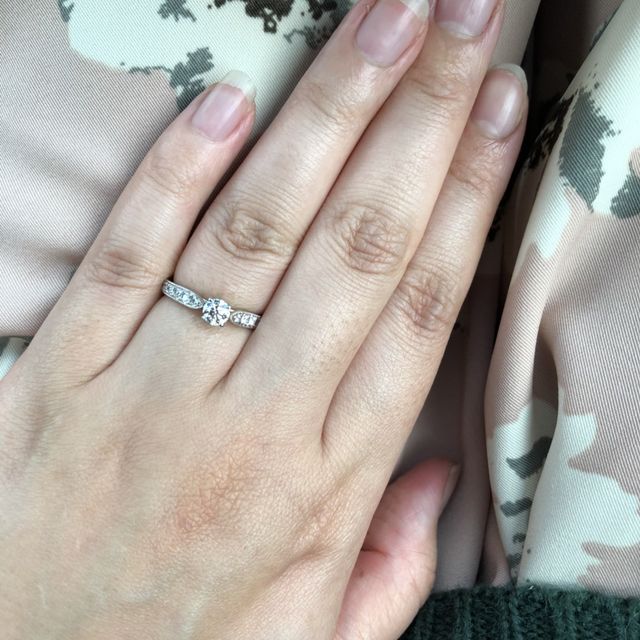 【エクセルコダイヤモンド(EXELCO DIAMOND)の口コミ】 予約して行きました。なので、ゆっくりリングやダイヤモンドを見せてもら…