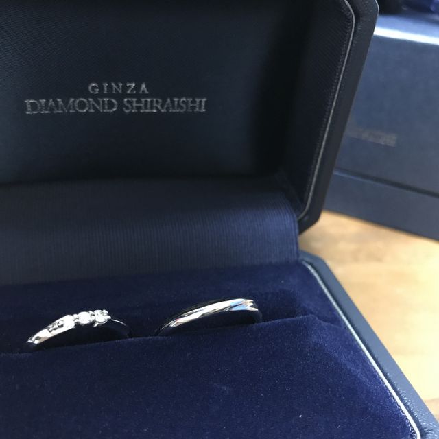 【銀座ダイヤモンドシライシの口コミ】 買う予定はなく、どんなものか見に行っただけだったが、妻が大変喜んでお…