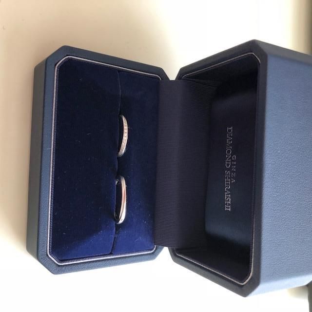 【銀座ダイヤモンドシライシの口コミ】 気になるデザインを１人ずつそれぞれ提案してもらっていたのですが、旦那…