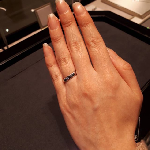 【ヴァン クリーフ＆アーペル(Van Cleef & Arpels)の口コミ】 さすがヴァンクリーフです。とても美しい指輪でした。プリンセスカットの…