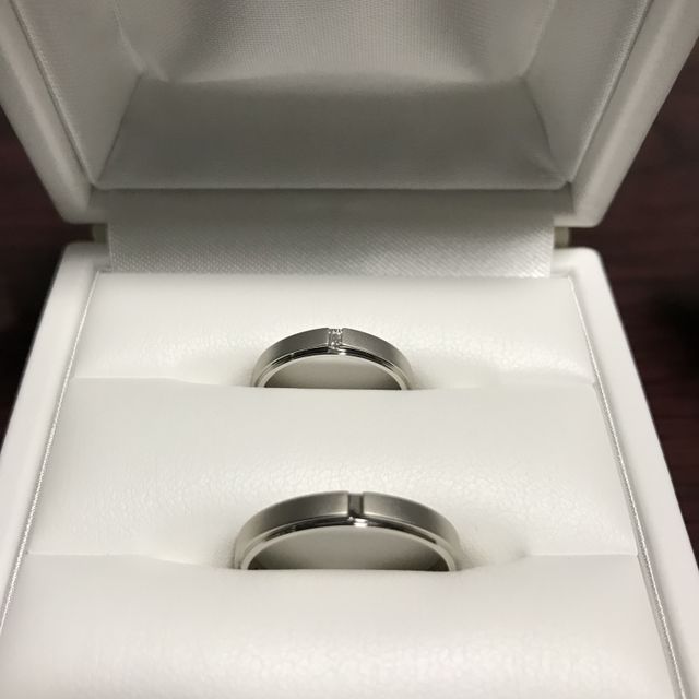 【CAFERING(カフェリング)の口コミ】 縁の光沢を上にして付けるのと下にして付けるので印象が変わったり、二つ…