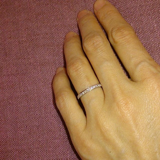 【サマンサティアラブライダル(Samantha Tiara Bridal)の口コミ】 主人が決めてきてくれたのですが、普段アクセサリーをつけない女性でも抵…