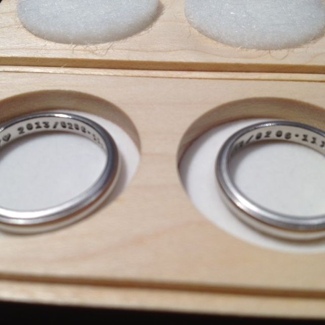 【SORA(ソラ)の口コミ】 自分たちだけのオリジナルの結婚指輪が良いという二人の考えからオーダー…