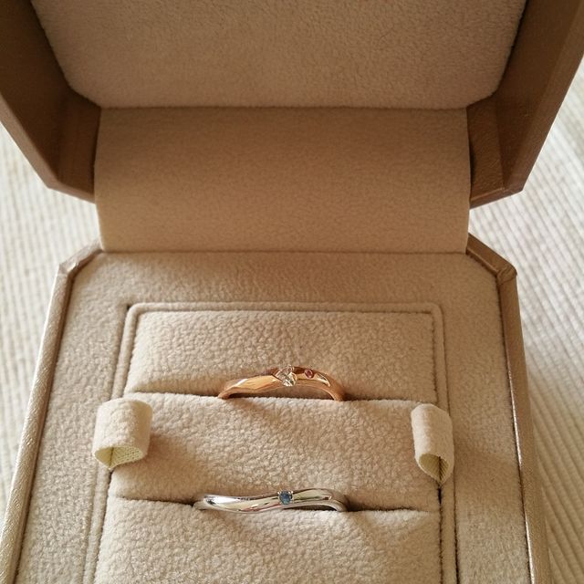 【TRECENTI(トレセンテ)の口コミ】 カラーストーンが入るデザインで探していて、こちらの指輪がピンクダイヤ…