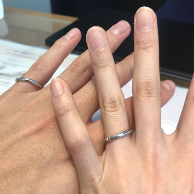 【銀座ダイヤモンドシライシの口コミ】 デザインと着け心地、アフター保障のどれも気に入りましたが、デザイン決…