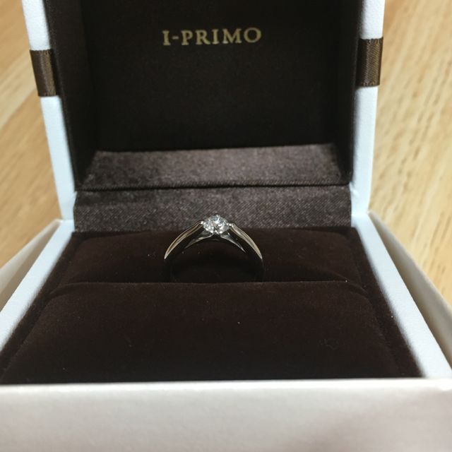 【アイプリモ(I-PRIMO)の口コミ】 私も旦那も心配性なので、ダイヤが落ちてしまいそうなデザインは避けて決…