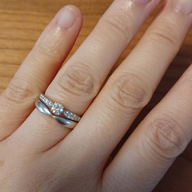 【ティファニー(Tiffany & Co.)の口コミ】 主人がサプライズで選んでくれていたのですが、デザインが私好みだと思っ…