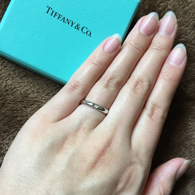 【ティファニー(Tiffany & Co.)の口コミ】 ずっと憧れていたティファニーの結婚指輪でデザインはシンプルなものが希…