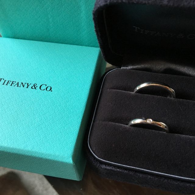 【ティファニー(Tiffany & Co.)の口コミ】 ずっと憧れていたティファニーの結婚指輪でデザインはシンプルなものが希…