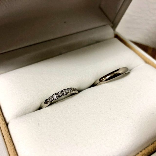 【PILOT BRIDAL(パイロットブライダル)の口コミ】 彼が指輪をつけるのが苦手だと言っていたいたので、指通りの良さが特殊製…