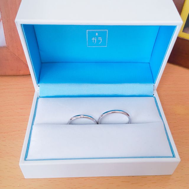【GALA JEWELRY(ガラジュエリー)の口コミ】 私たち2人の希望はシンプルなストレートラインでプラチナであることのみで…