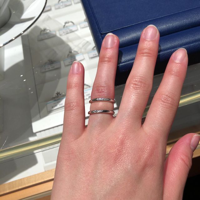 【銀座ダイヤモンドシライシの口コミ】 シンプルで、おばあちゃんになっても使い続けられる指輪が良かった。また…