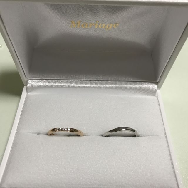 【PORTADA(ポルターダ)の口コミ】 細身なリングとシンプルなデザインで、ずっと付けていれるものだと思いま…