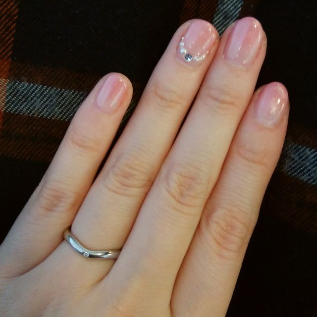 【ティファニー(Tiffany & Co.)の口コミ】 手が小さく指が細いため、ウェーブのデザインに決めていました。TIFFANYの…