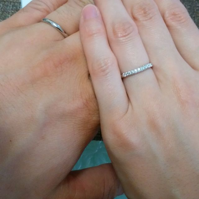 【GALA JEWELRY(ガラジュエリー)の口コミ】 他のお店にも見学に行きましたが、予算にあう希望のデザインが見つからな…